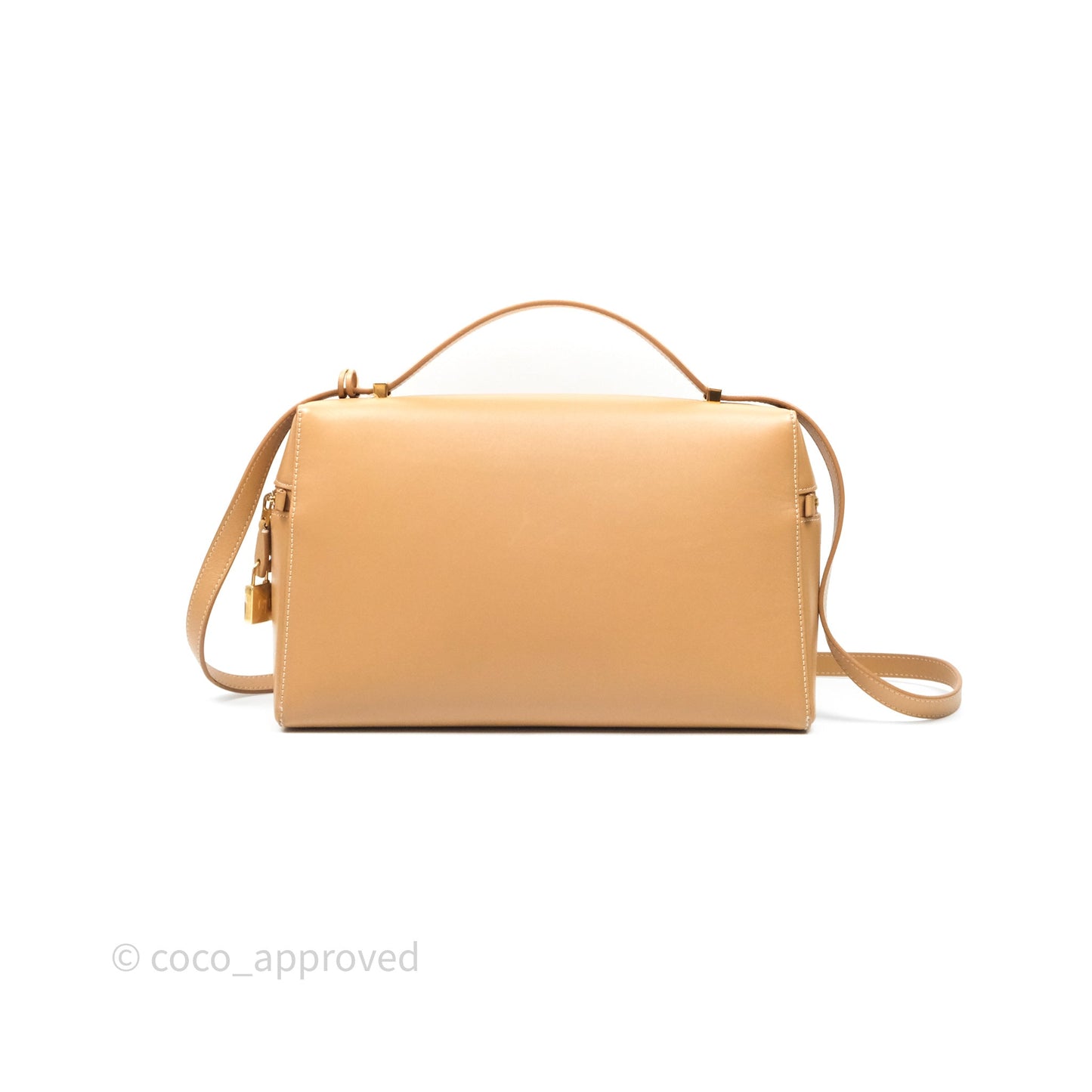 Loro Piana Extra Bag L27 Light Bamboo Calfskin Gold Hardware