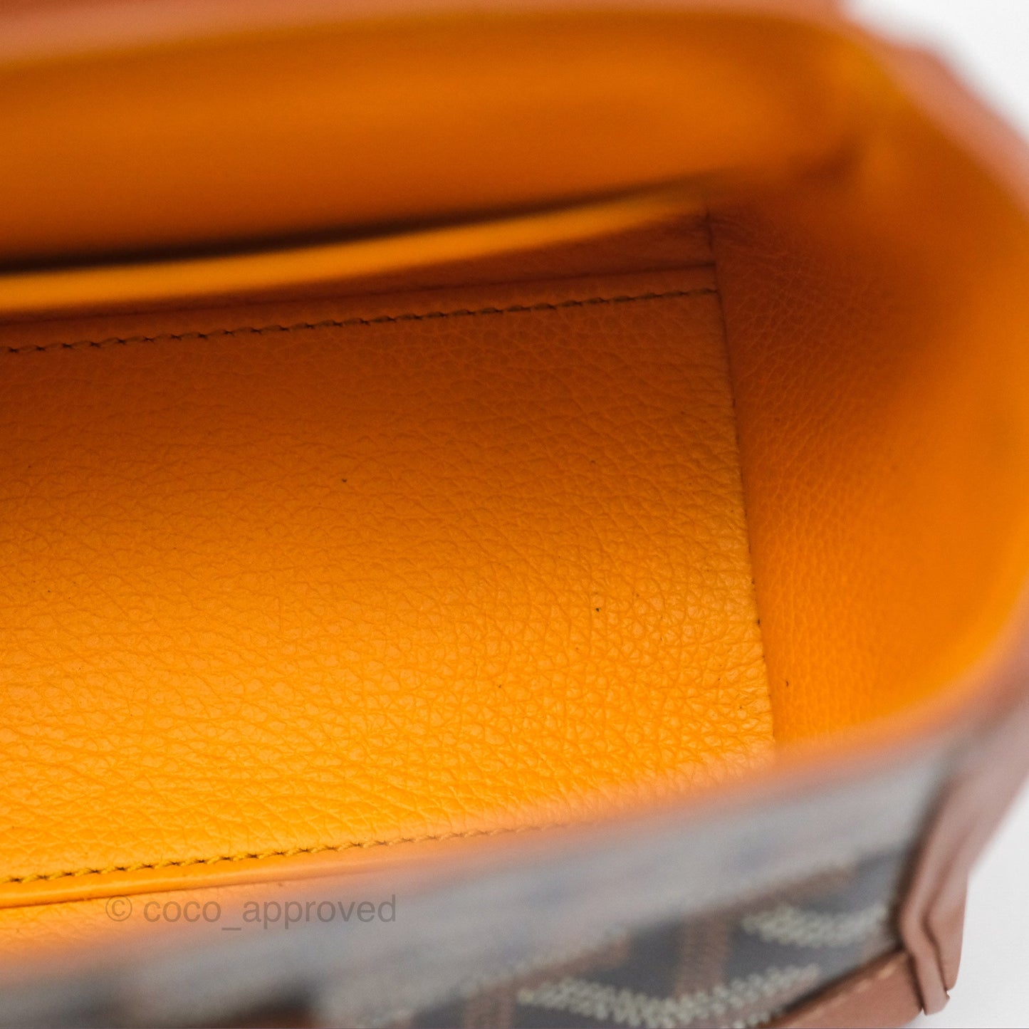 Goyard Saïgon Mini Bag Tan Goyardine Canvas/Chevroches Calfskin