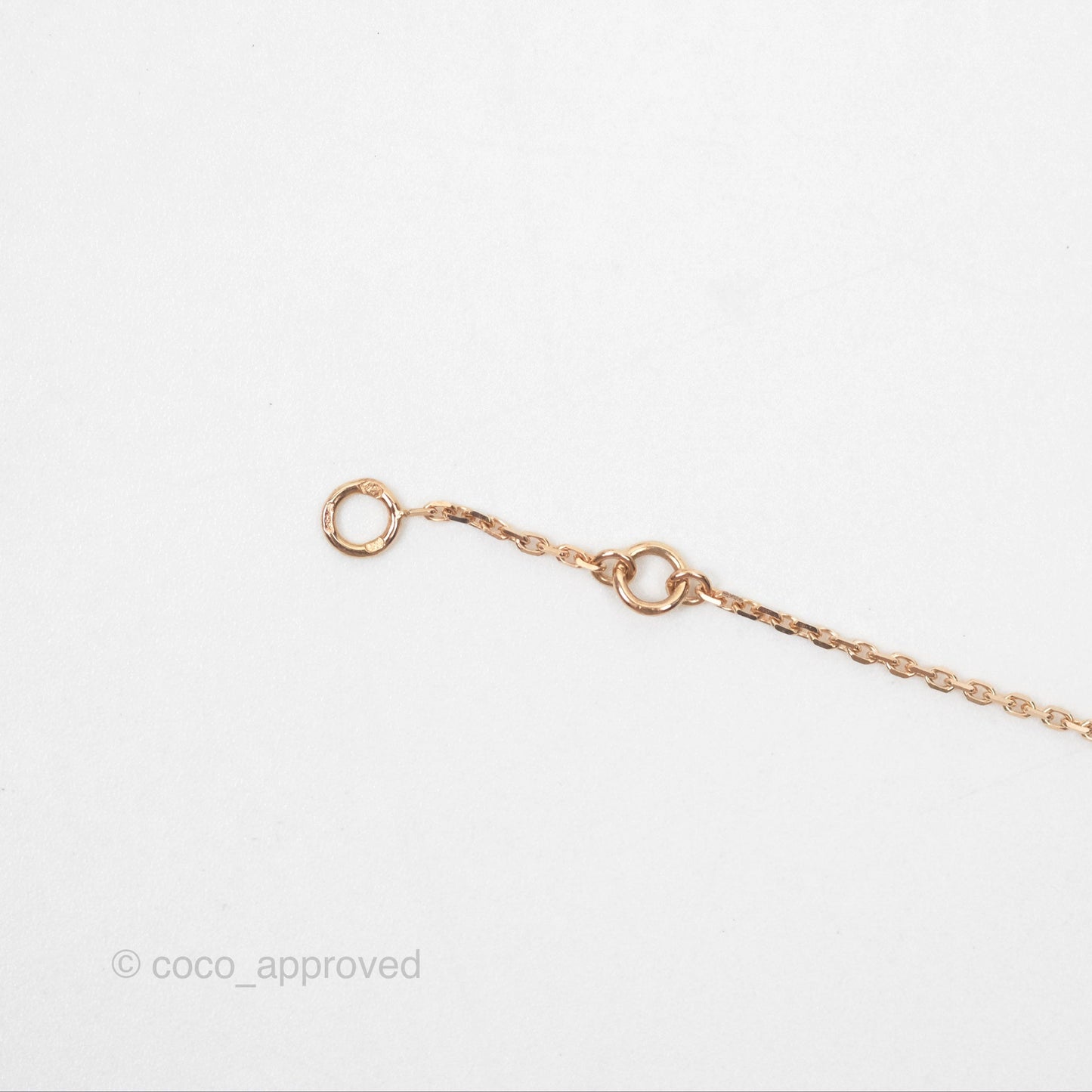 Van Cleef & Arpels Sweet Alhambra Bracelet Rose Gold Red Carnelian