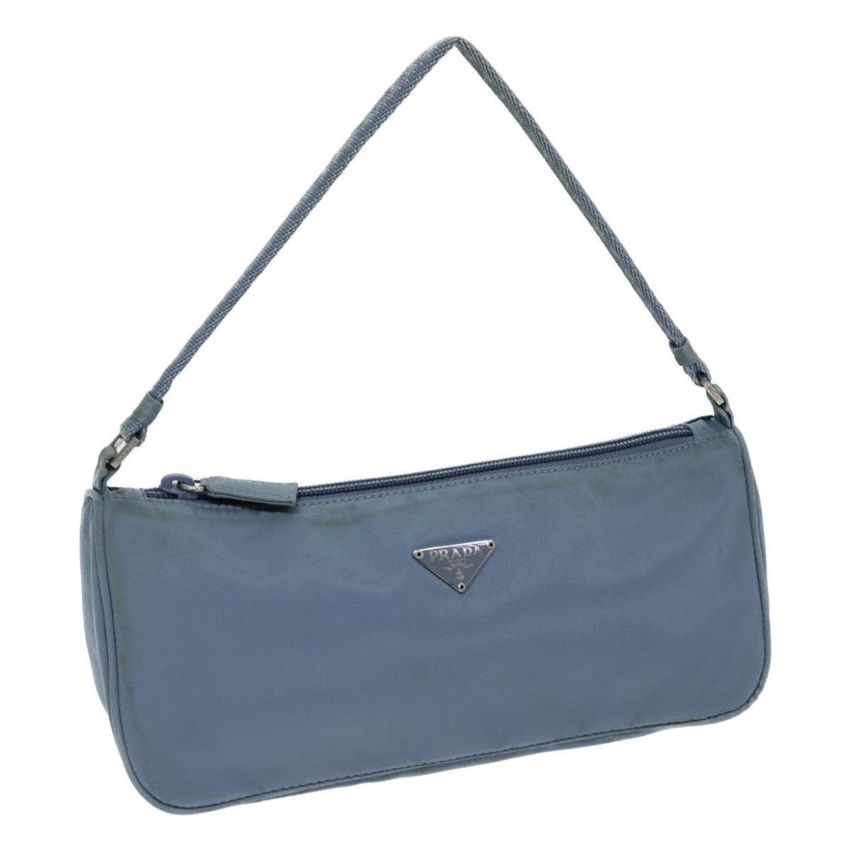 Luxury PradaAccessory Pouch Nylon Light Blue 72954
