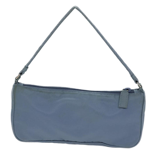 Luxury PradaAccessory Pouch Nylon Light Blue 72954