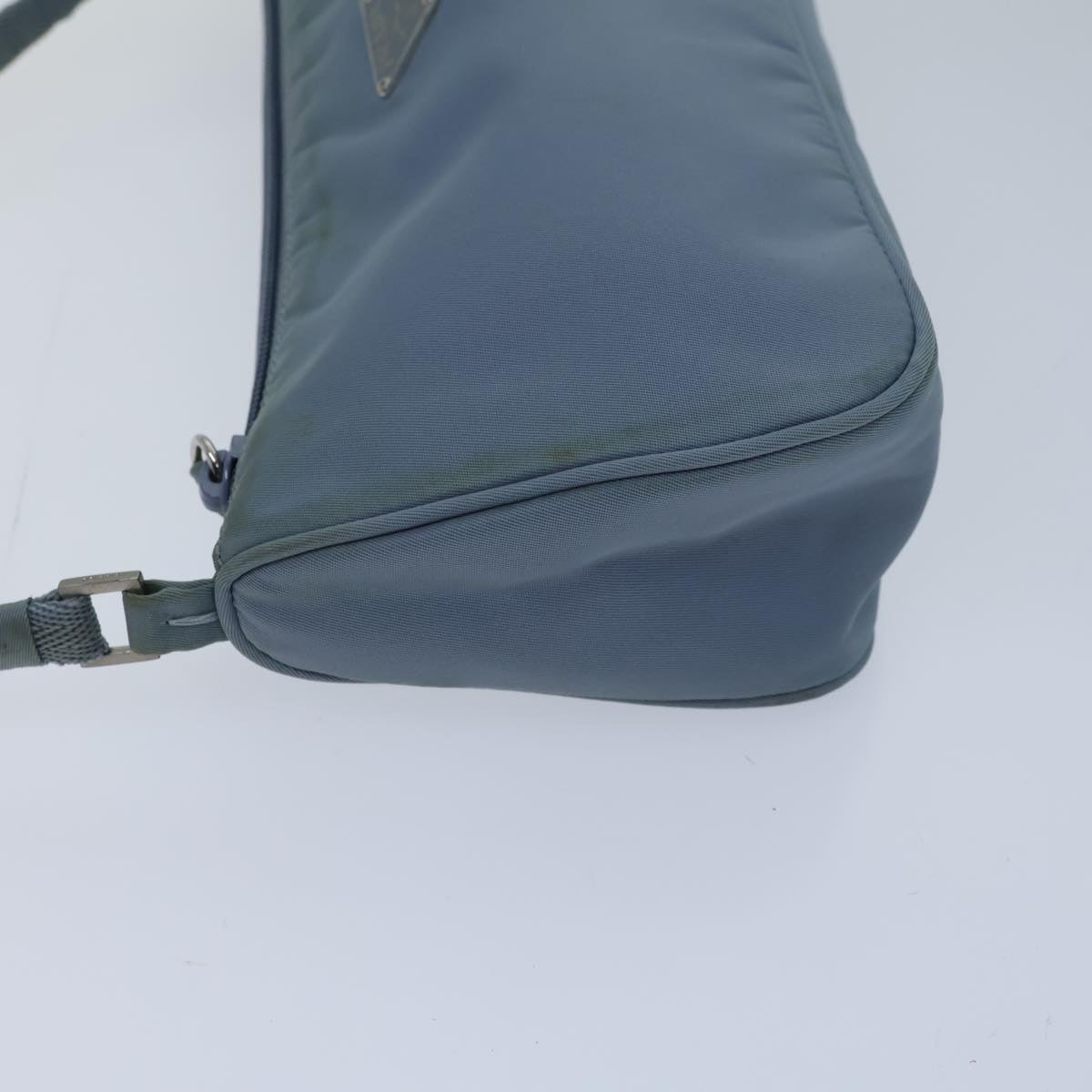 Luxury PradaAccessory Pouch Nylon Light Blue 72954