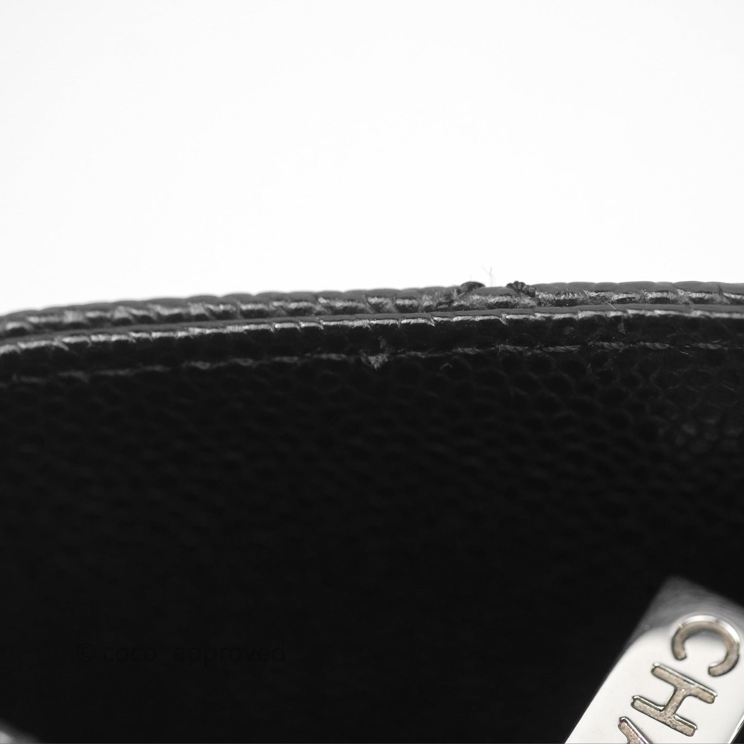 Chanel GST Black Caviar Silver Hardware