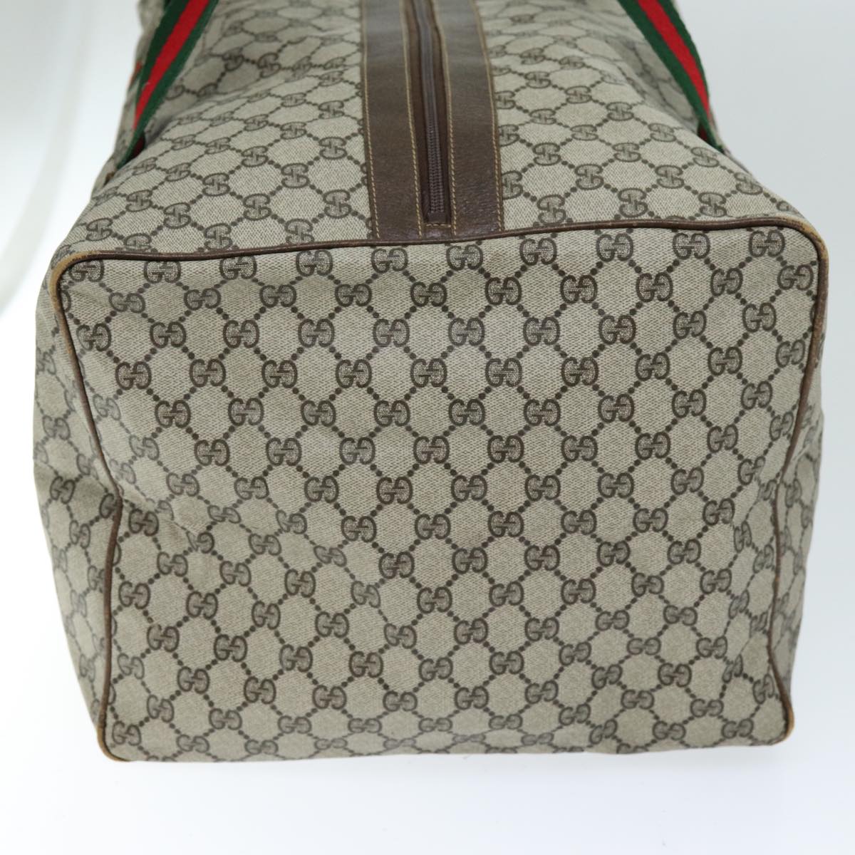 Luxury Gucci Trending 2025 GG Canvas Web Sherry Line Boston Bag PVC Beige Green Red  72967