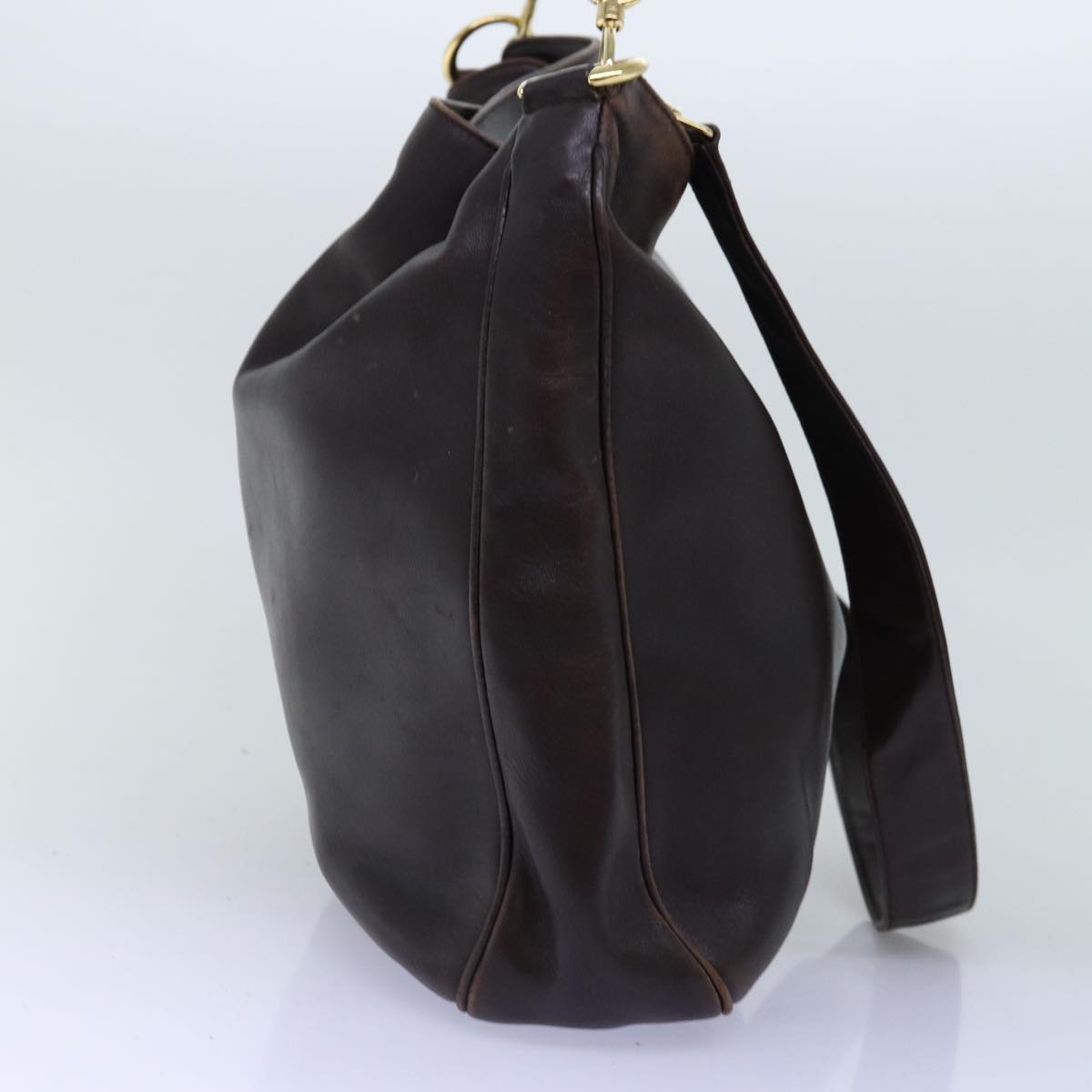 Luxury Gucci Trending 2025 Bamboo Shoulder Bag Leather 2way Brown  72968