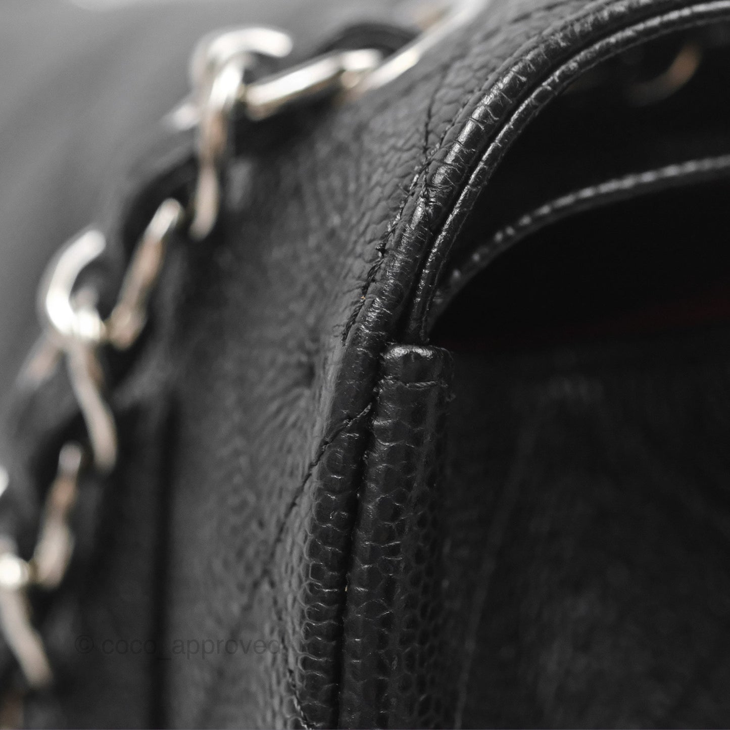 Chanel Jumbo Double Flap Black Caviar Silver Hardware⁣⁣