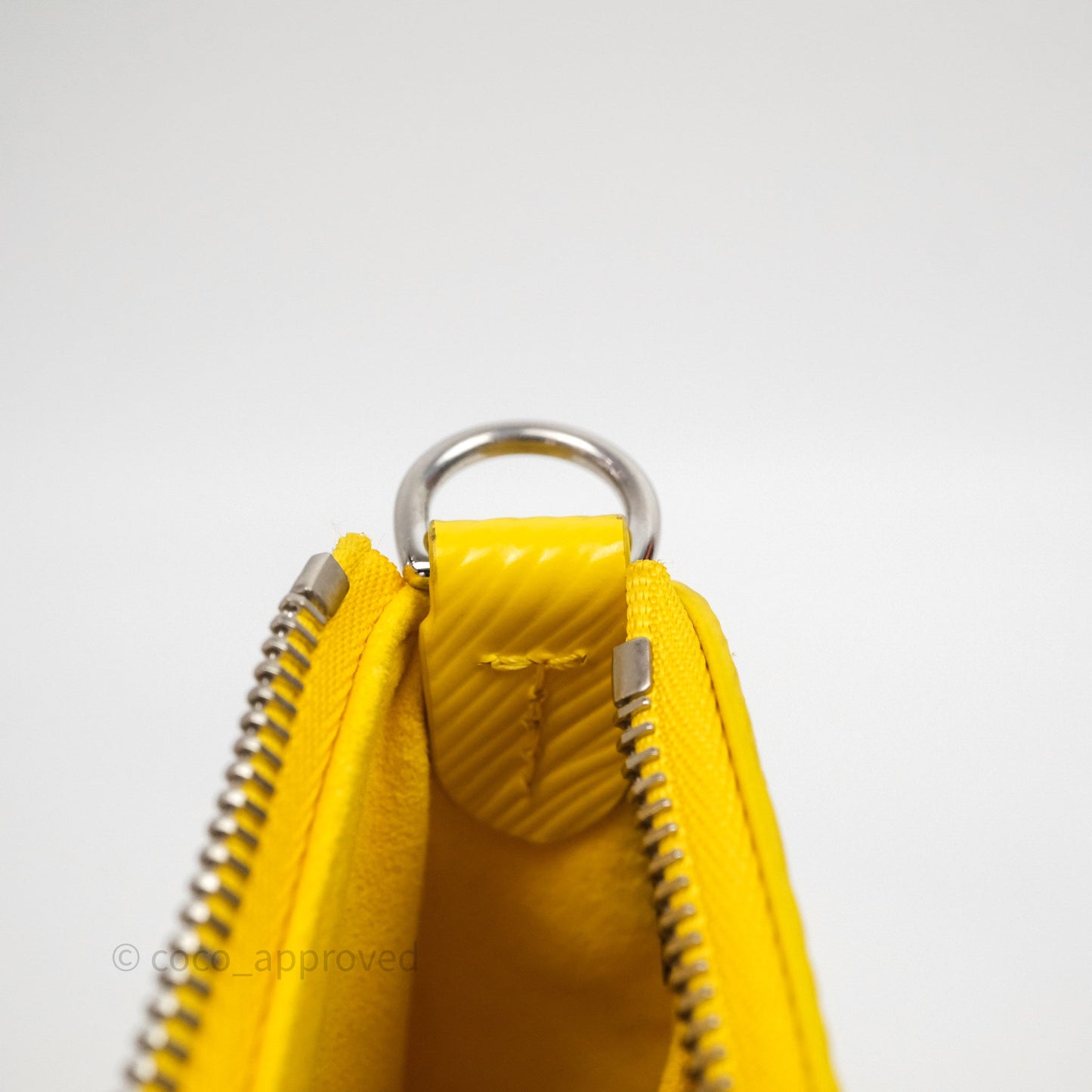 Louis Vuitton x Yayoi Kusama Epi Marellini Bag Infinity Dots Yellow Silver Hardware