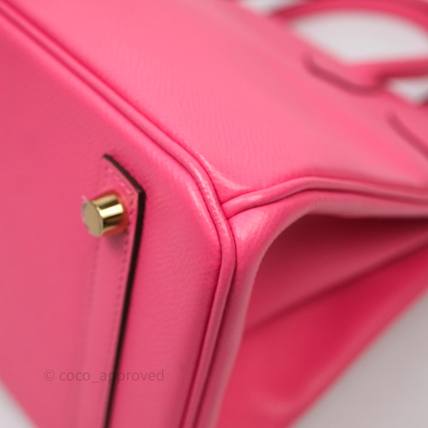 Hermès Birkin 30 Special Order Rose Azalée Permabrass Gold Hardware
