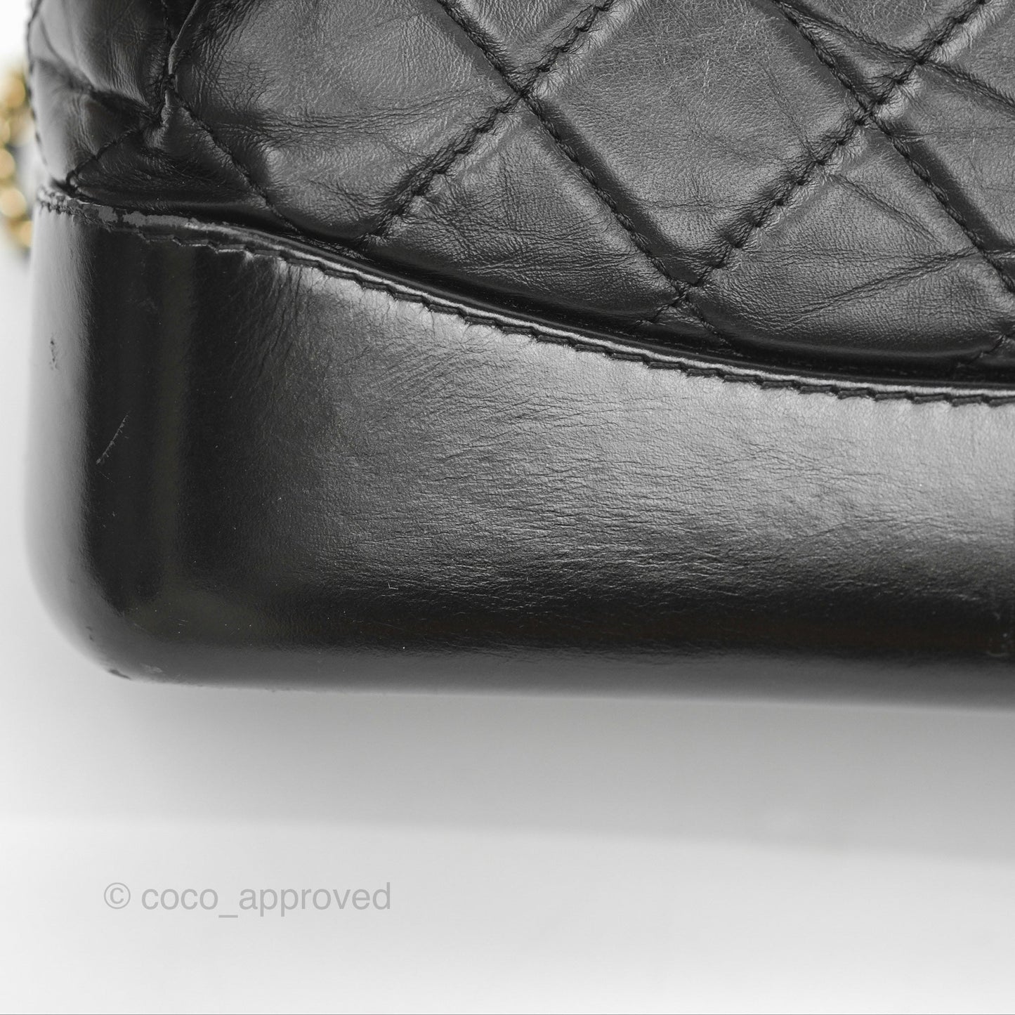 Chanel Small Gabrielle Backpack Black Aged Calfskin