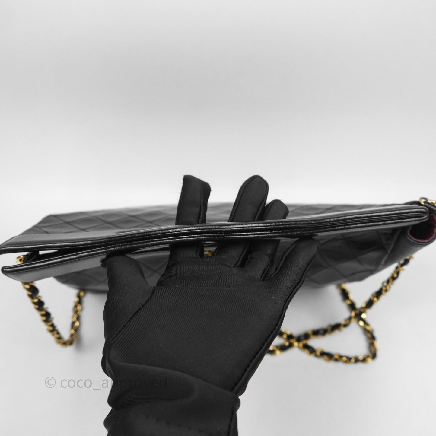 Chanel Vintage 31 Small Bag Black Lambskin 24K Gold Hardware