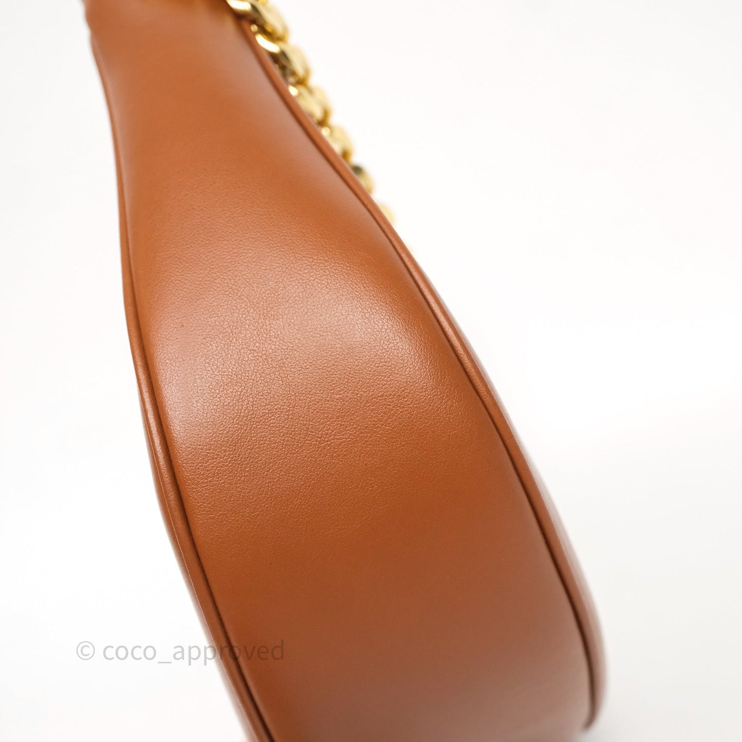 Celine Medium Ava Chain Bag Tan Calfskin