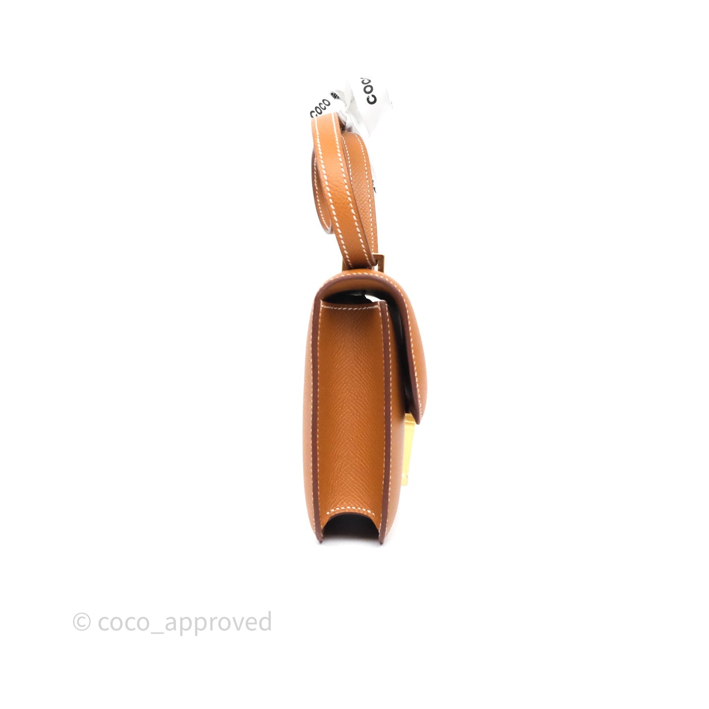 Hermès Constance Elan Gold 37 Epsom Gold Hardware