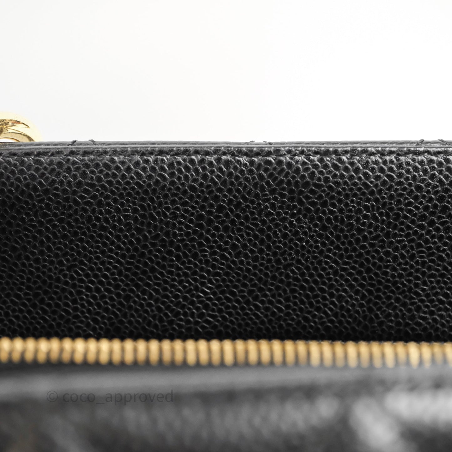 Chanel GST Black Caviar Gold Hardware
