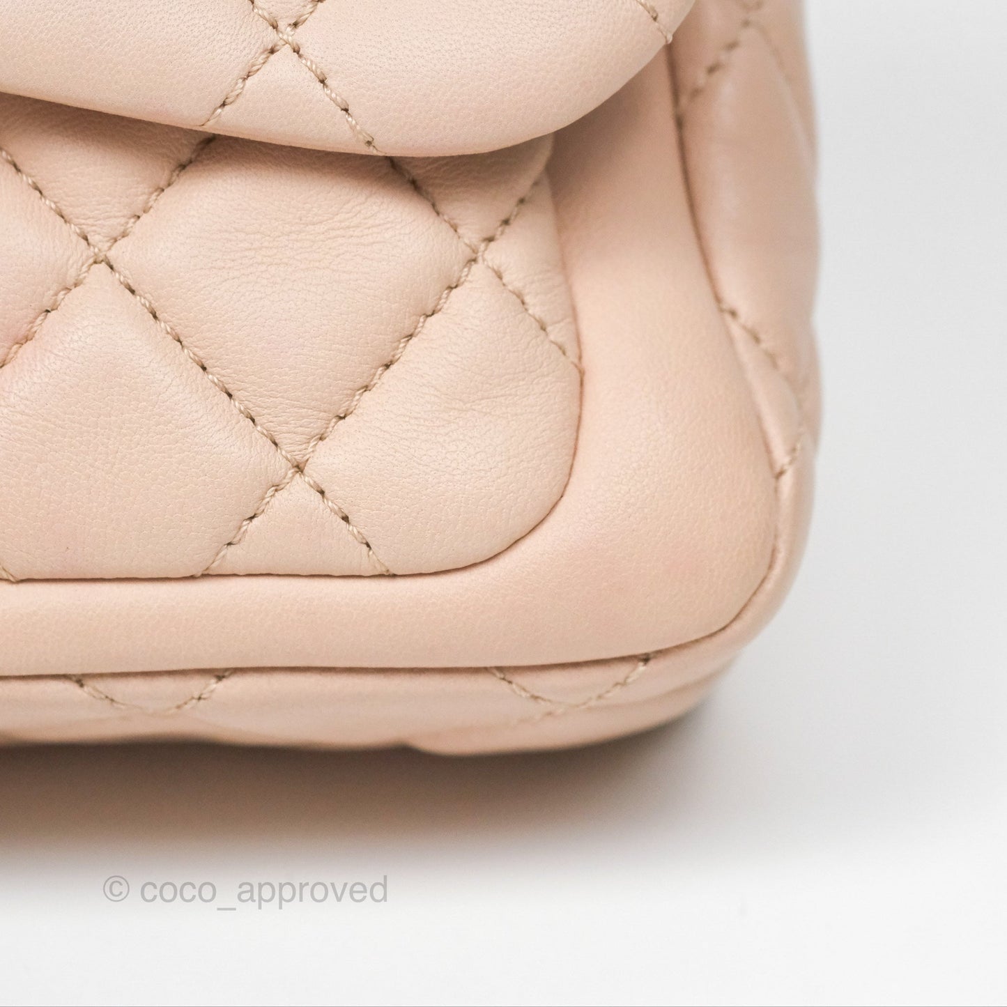 Chanel Flap Bag Pink Aged Gold Hardware