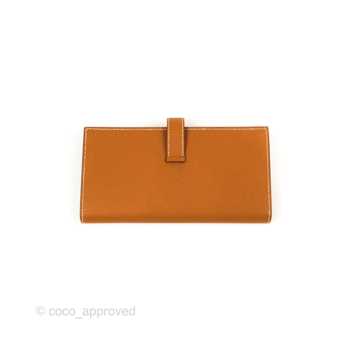 Hermès Bearn Wallet Gold Epsom Gold Hardware