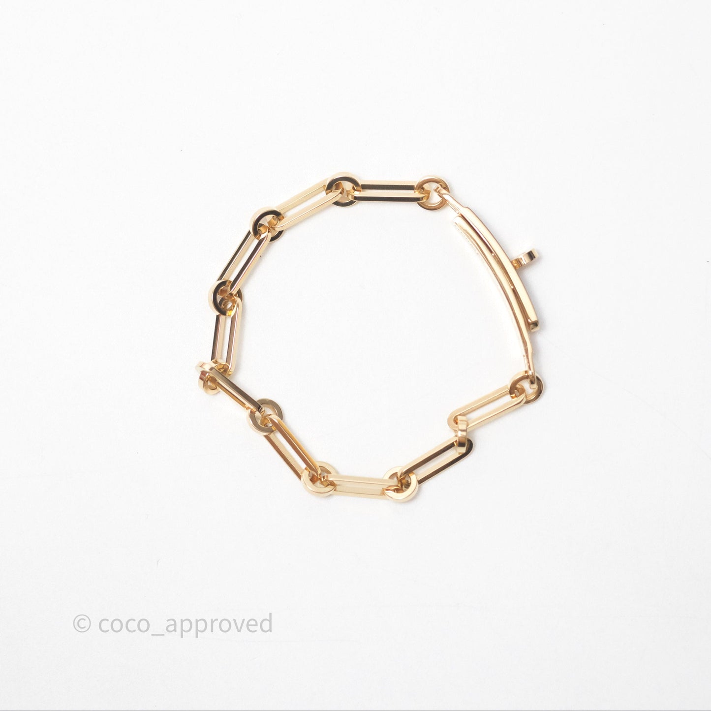 Hermès Kelly Chaine Bracelet Small Model Diamond Gold Hardware