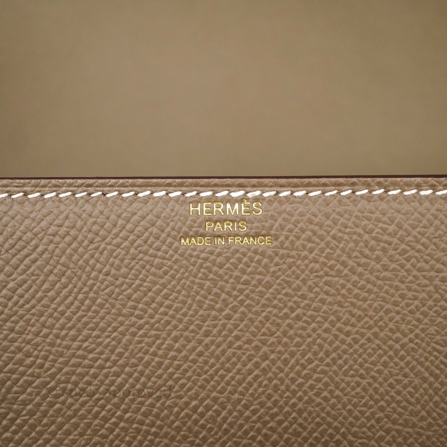 Hermès Della Cavalleria Elan Bag Etoupe Gold Hardware