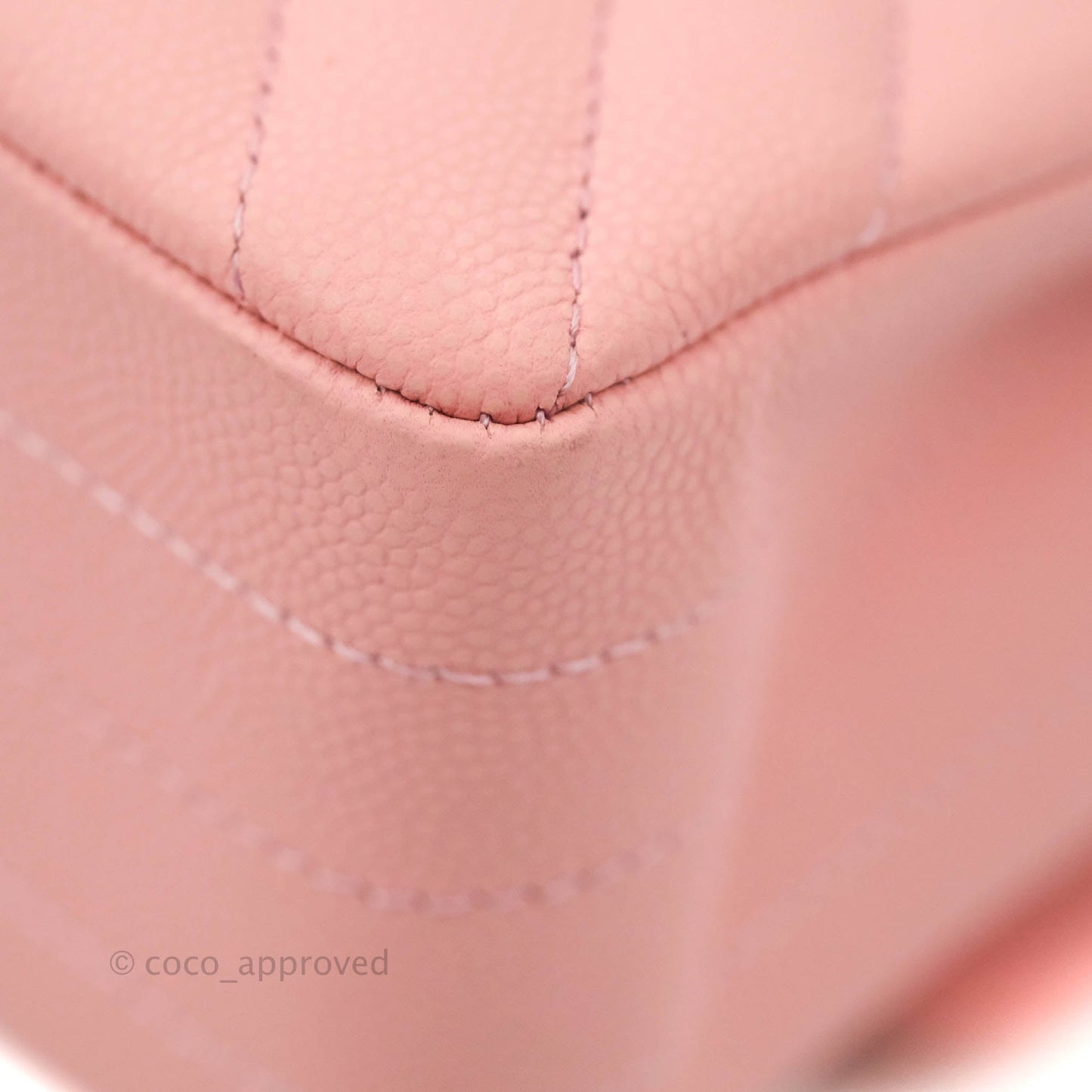 Chanel Classic Chevron S/M Small Double Flap Pink Matte Caviar Gold Hardware