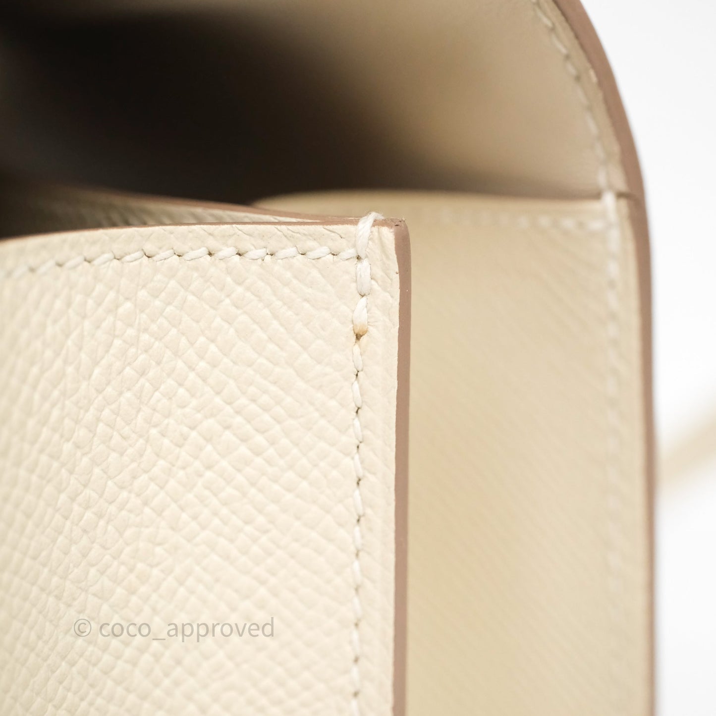Hermès Constance 24 Craie 10 Epsom Gold Hardware