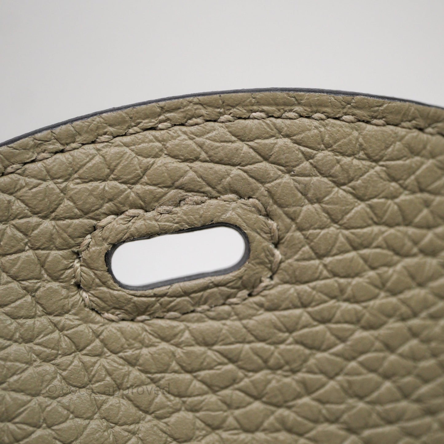 Hermès Mini Lindy 20 Sauge Q1 Clemence Palladium Hardware