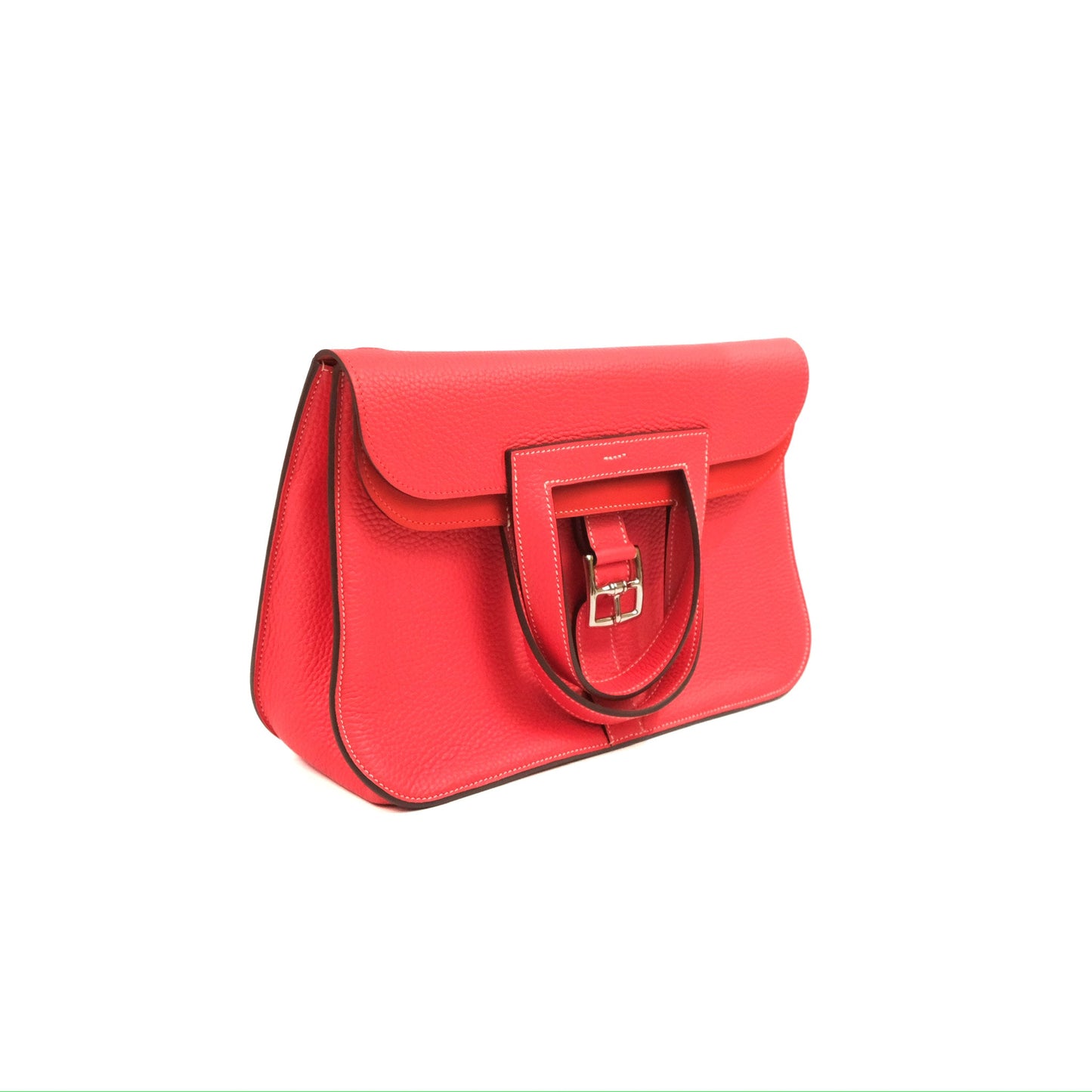 Hermès Halzan 31 Red Palladium Hardware