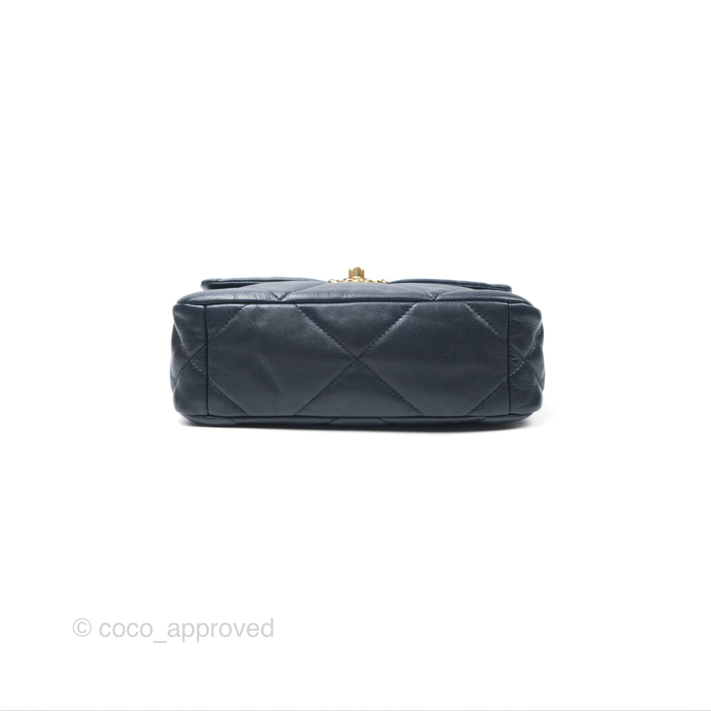 Chanel 19 Small Navy Goatskin Mixed Hardware