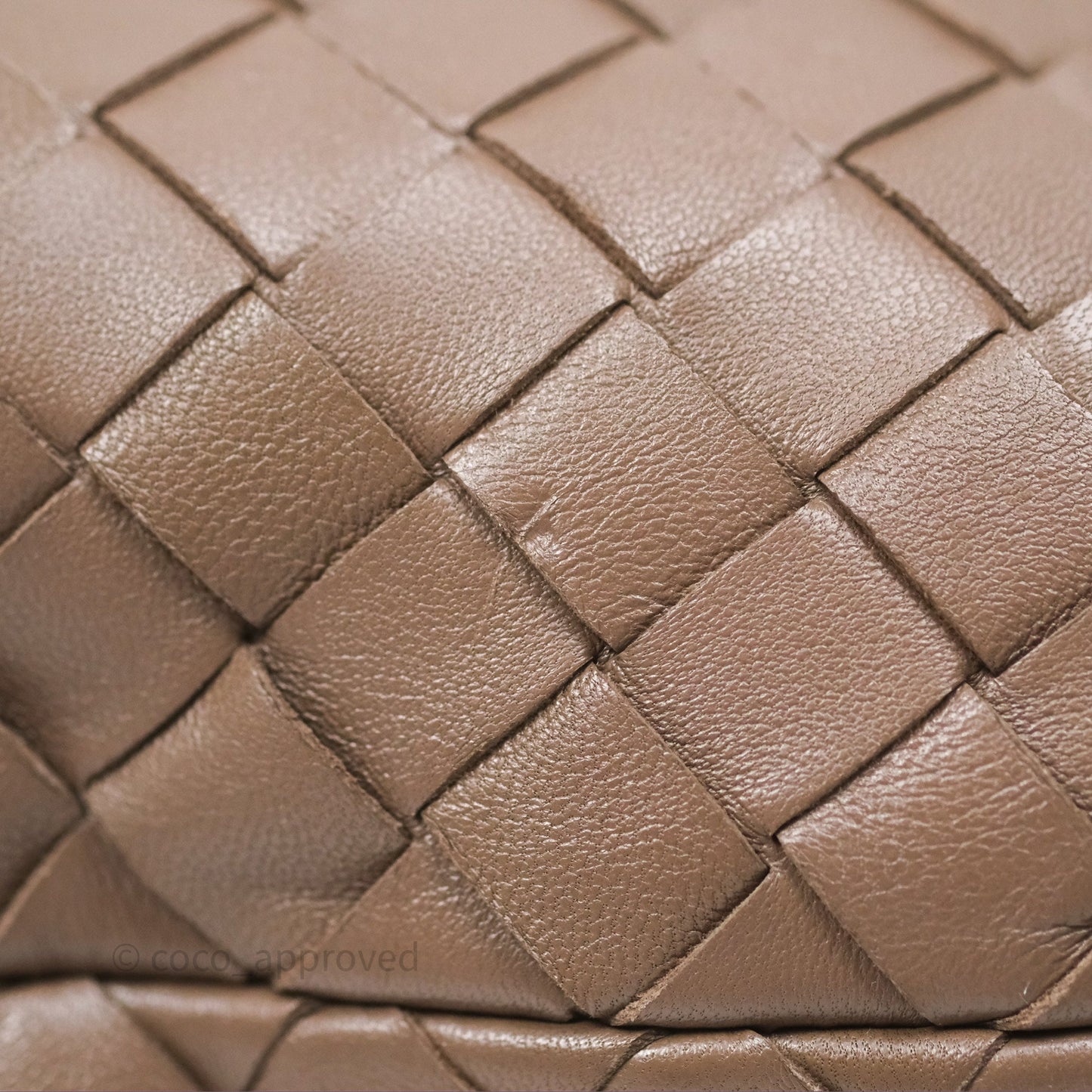 Bottega Veneta Small Jodie Bag Intrecciato Brown Lambskin Gold Hardware