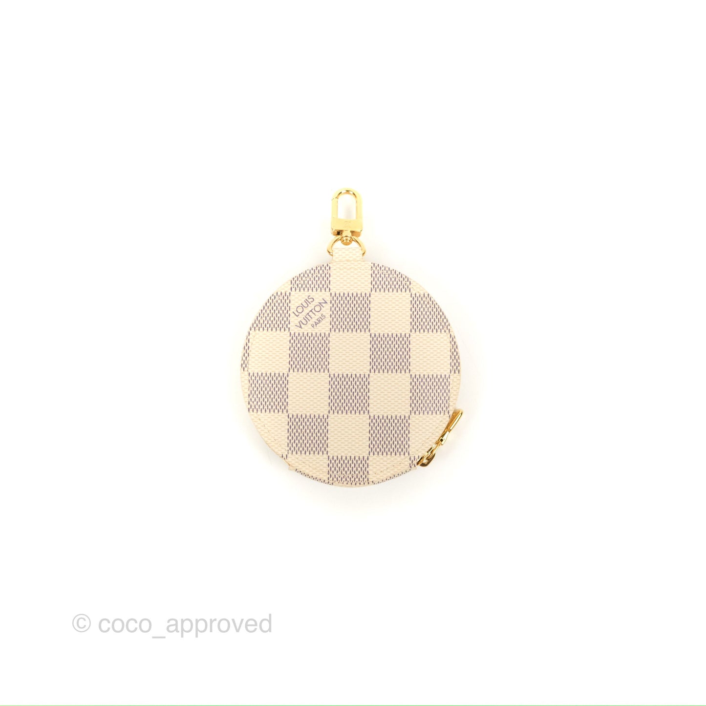 Louis Vuitton Round Coin Purse Damier Azur Vivienne Hollywood Edition