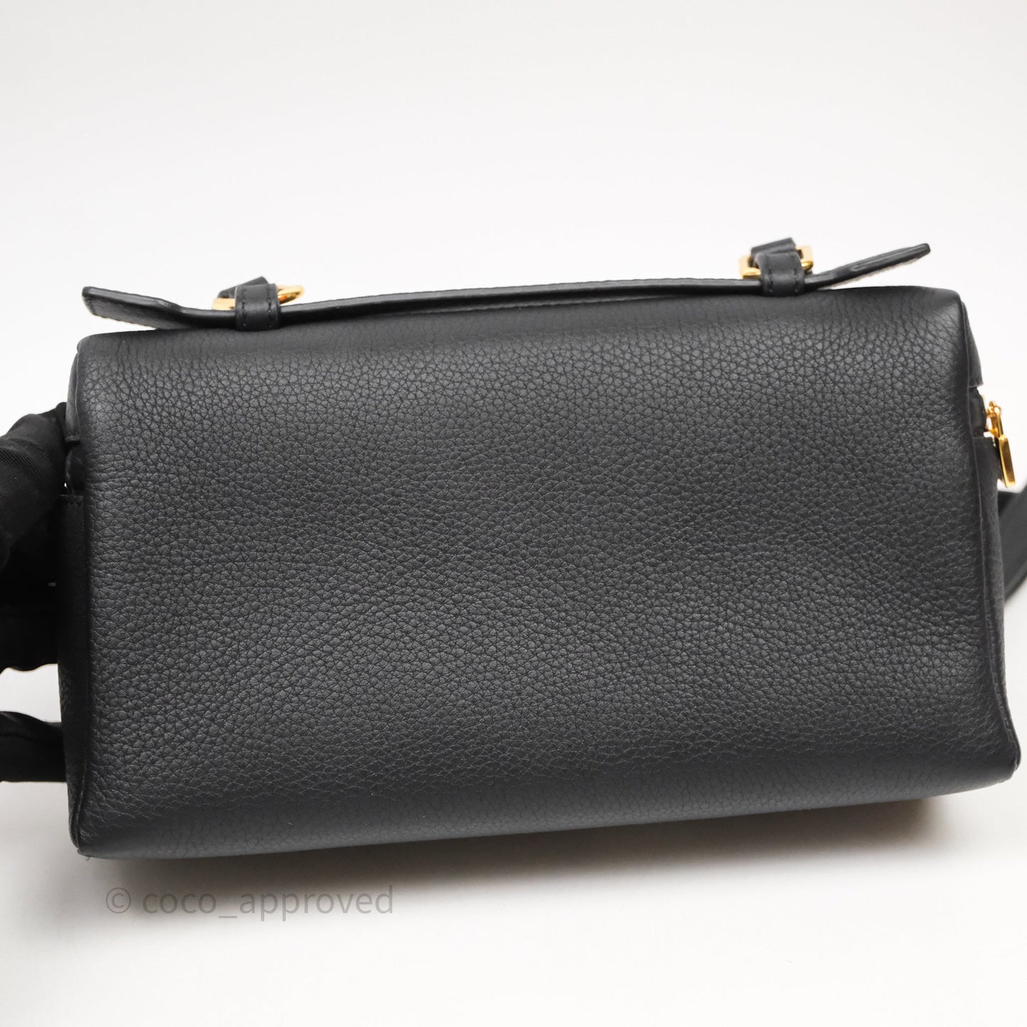 Loro Piana Extra Pocket L19 Black Grained Calfskin