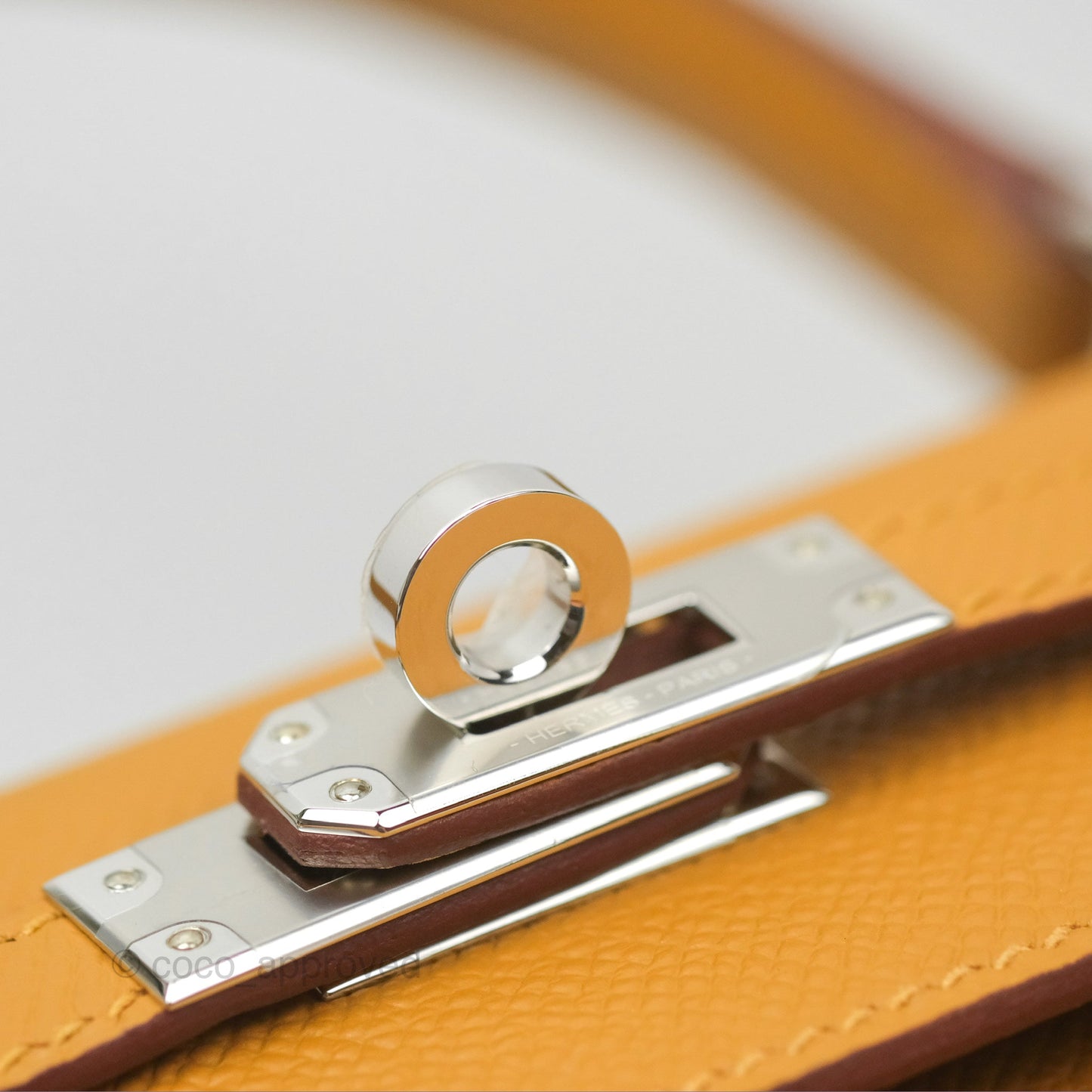 Hermès Sellier Kelly 25 Sesame 2S Epsom Palladium Hardware