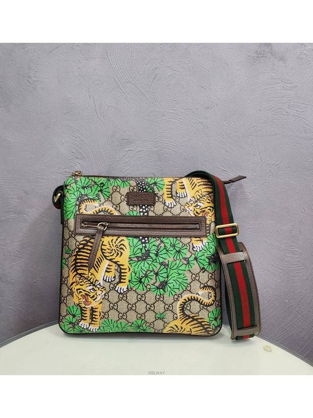 Luxury Gucci Trending 2025 Messenger Bengal GG Supreme Medium