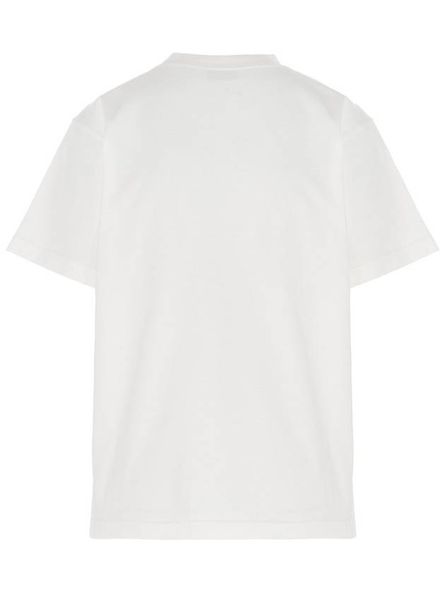 Luxury Balenciaga WoMen's The Simpsons Printing Small Fit Short Sleeve T-Shirt White