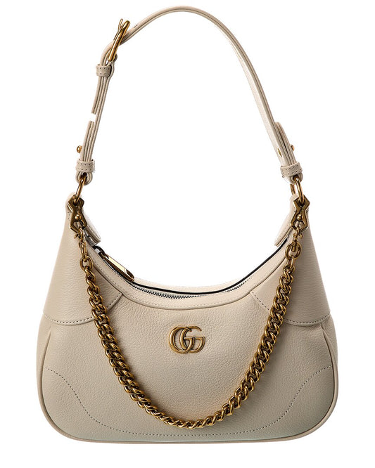 Luxury Gucci Trending 2025 Aphrodite Small Leather Hobo Bag
