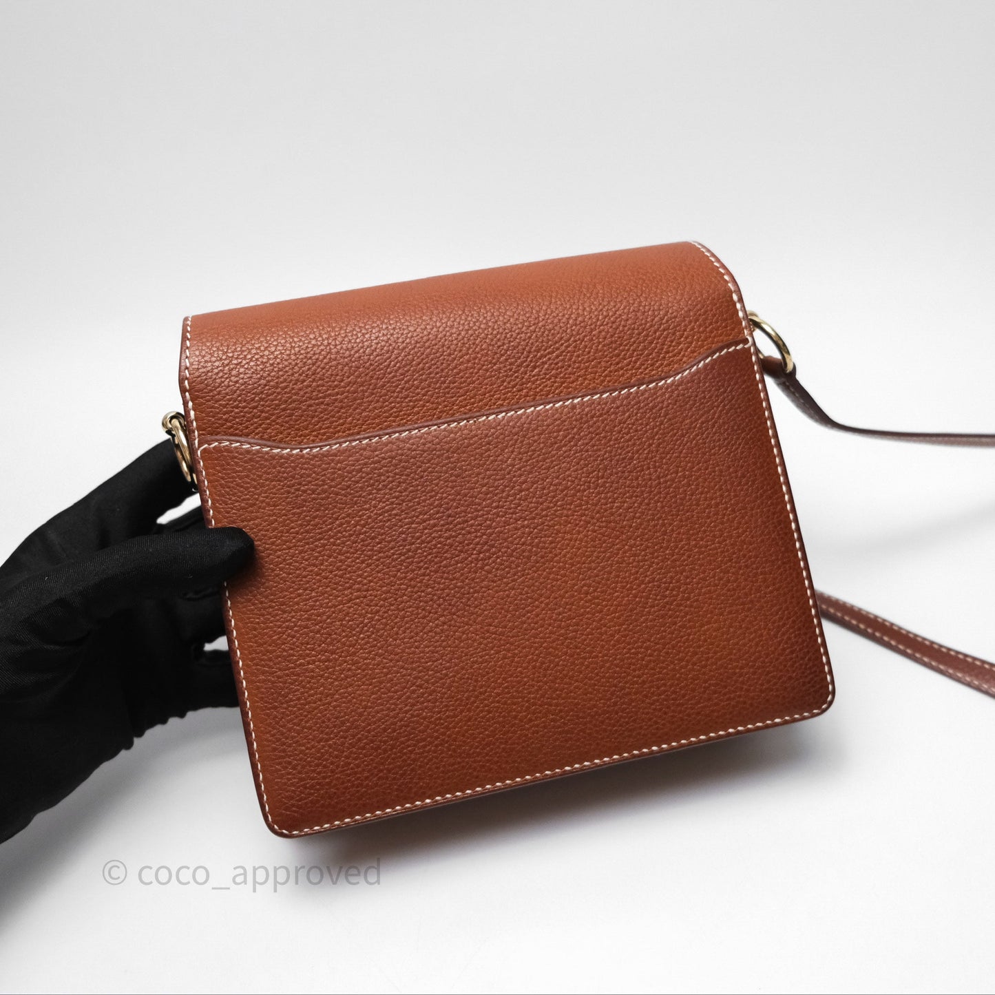 Hermès Roulis Mini Fauve 34 Barenia Gold Hardware