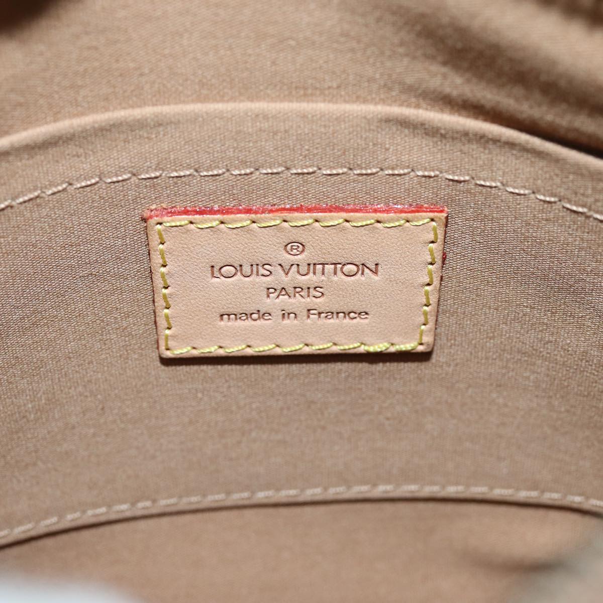 LOUIS VUITTON Vernis Minna Street Shoulder Bag Noisette M91508 LV 73021
