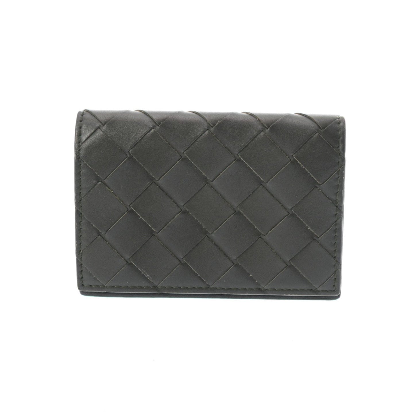 Luxury Bottega Veneta Intrecciato  Leather Business Card Case ()