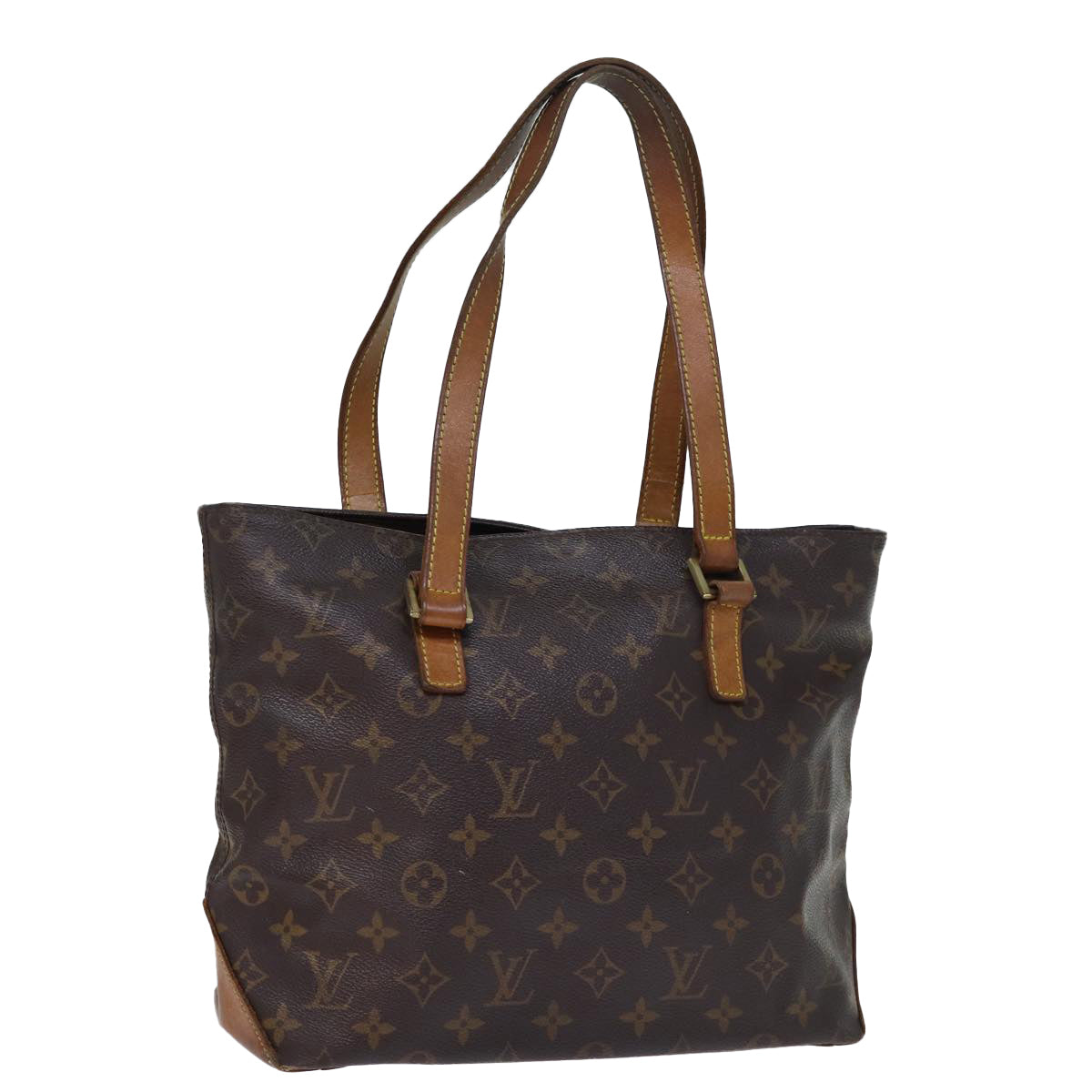 LOUIS VUITTON Monogram Cabas Piano Tote Bag M51148 LV 73078