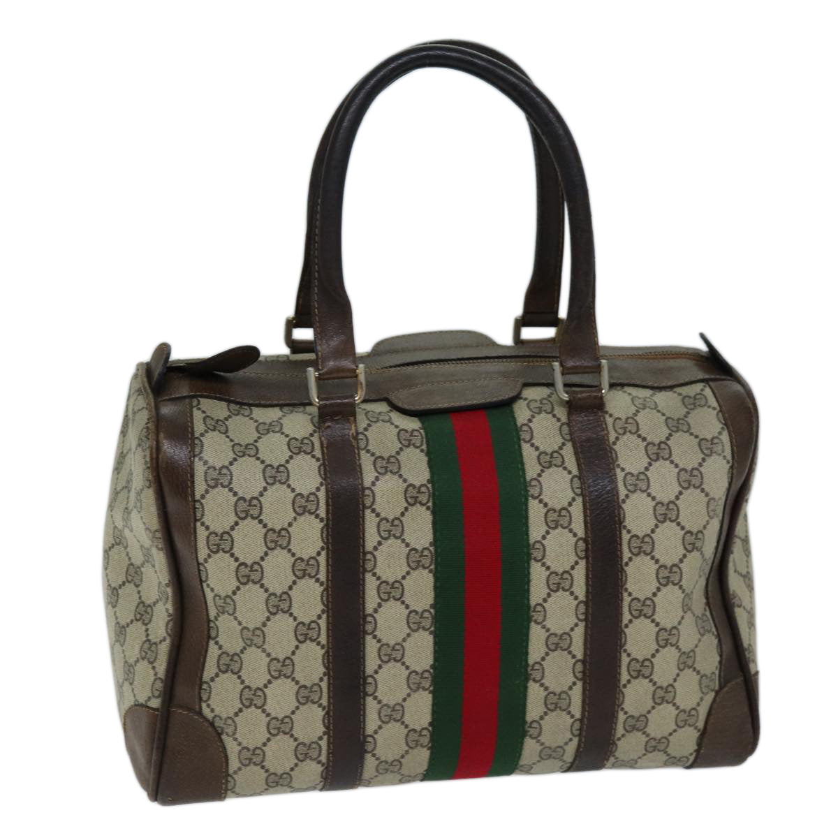 Luxury Gucci Trending 2025 GG Canvas Web Sherry Line Hand Bag PVC Beige Green Red  73093