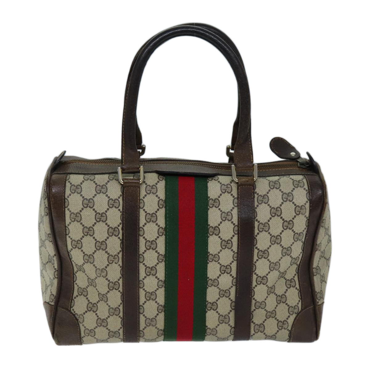 Luxury Gucci Trending 2025 GG Canvas Web Sherry Line Hand Bag PVC Beige Green Red  73093