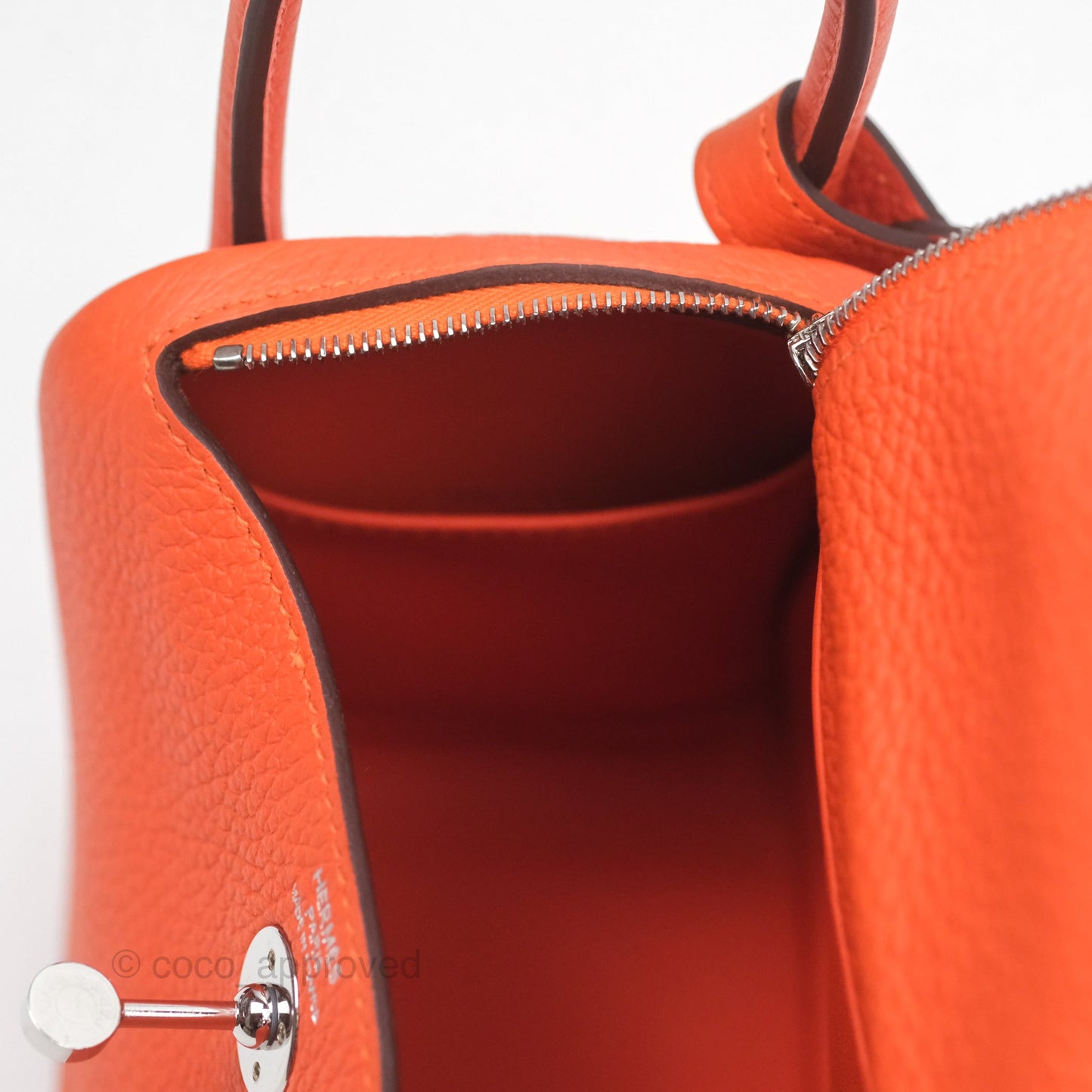 Hermès Mini Lindy 20 Clemence Palladium Hardware