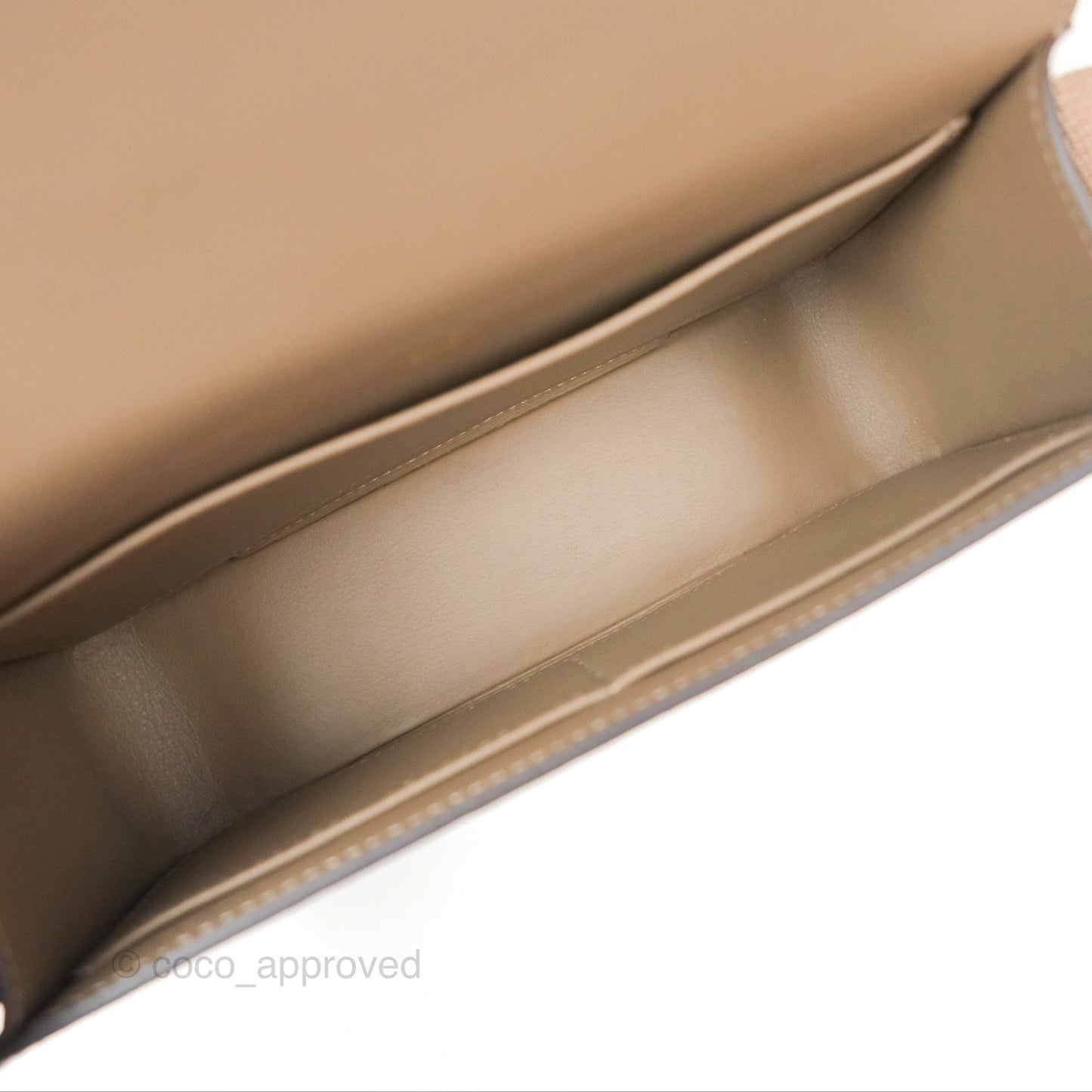 Hermès Geta Bag Etoupe Chevre Mysore Gold Hardware