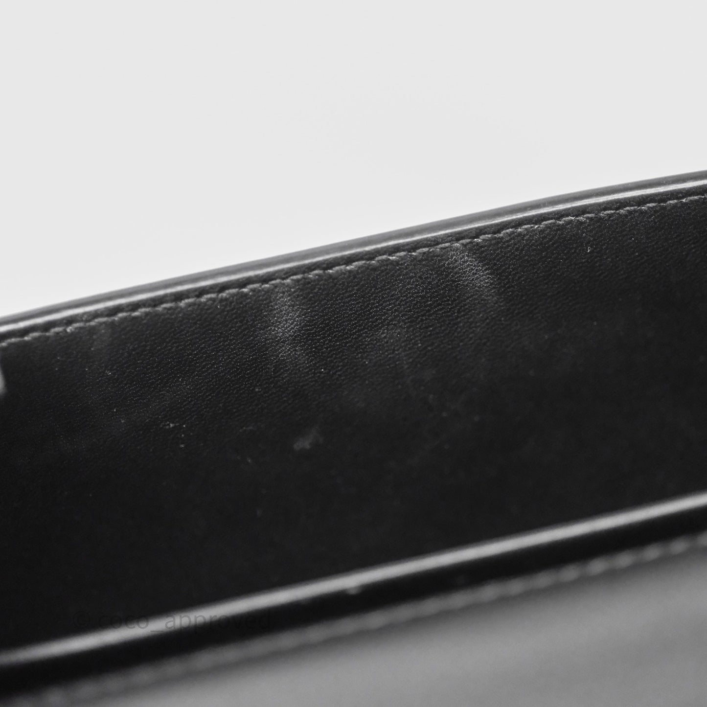 Christian Dior 30 Montaigne East-West Chain Bag Black