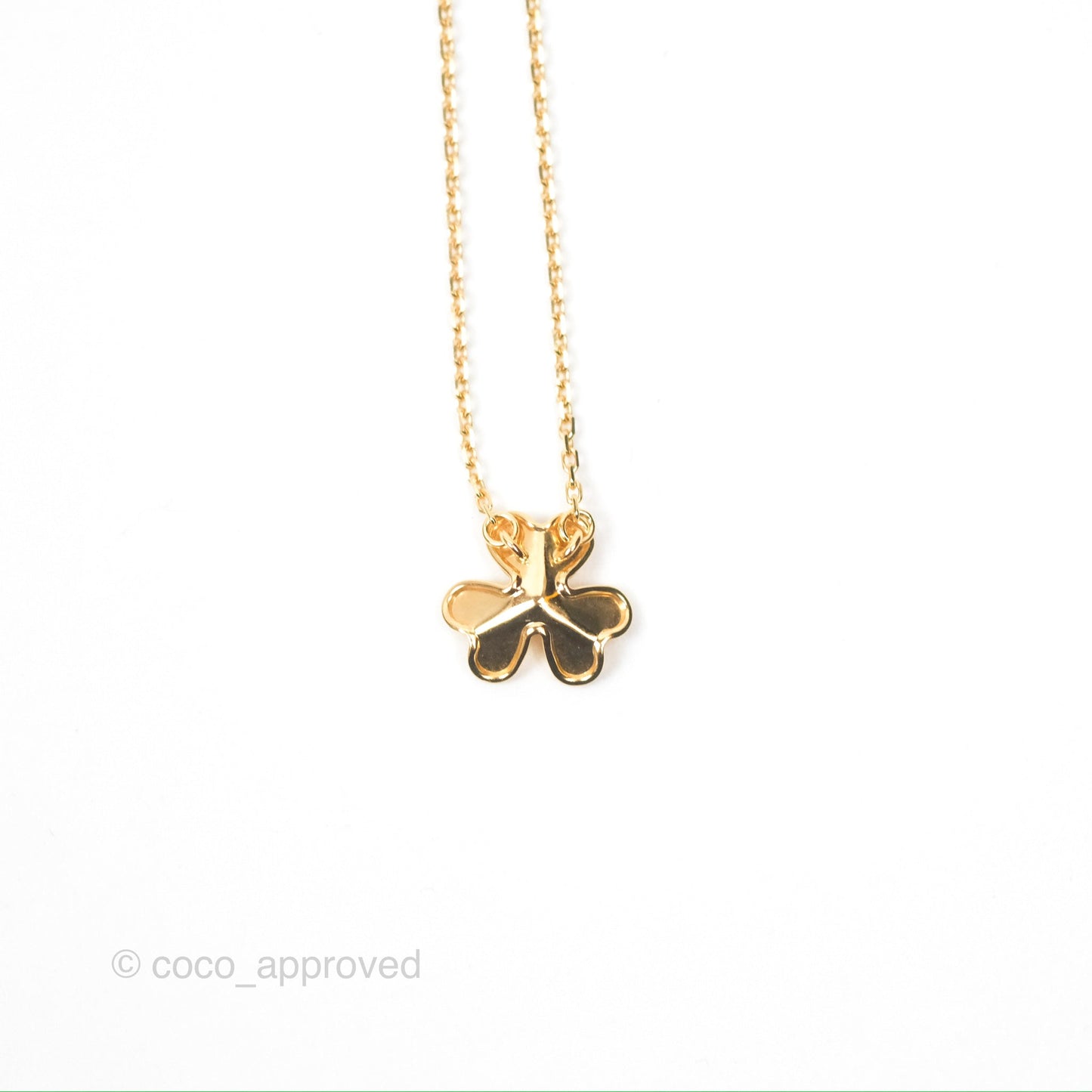 Van Cleef & Arpels Frivole Pendant 18K Yellow Gold Diamond Mini Model