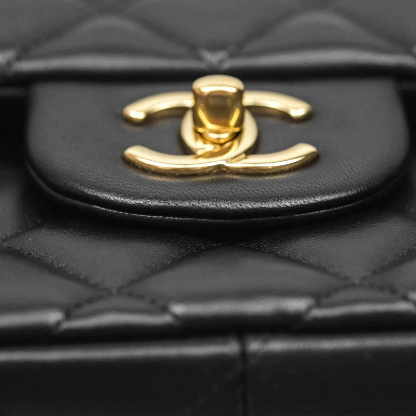 Chanel Jumbo Double Flap Black Lambskin Gold Hardware