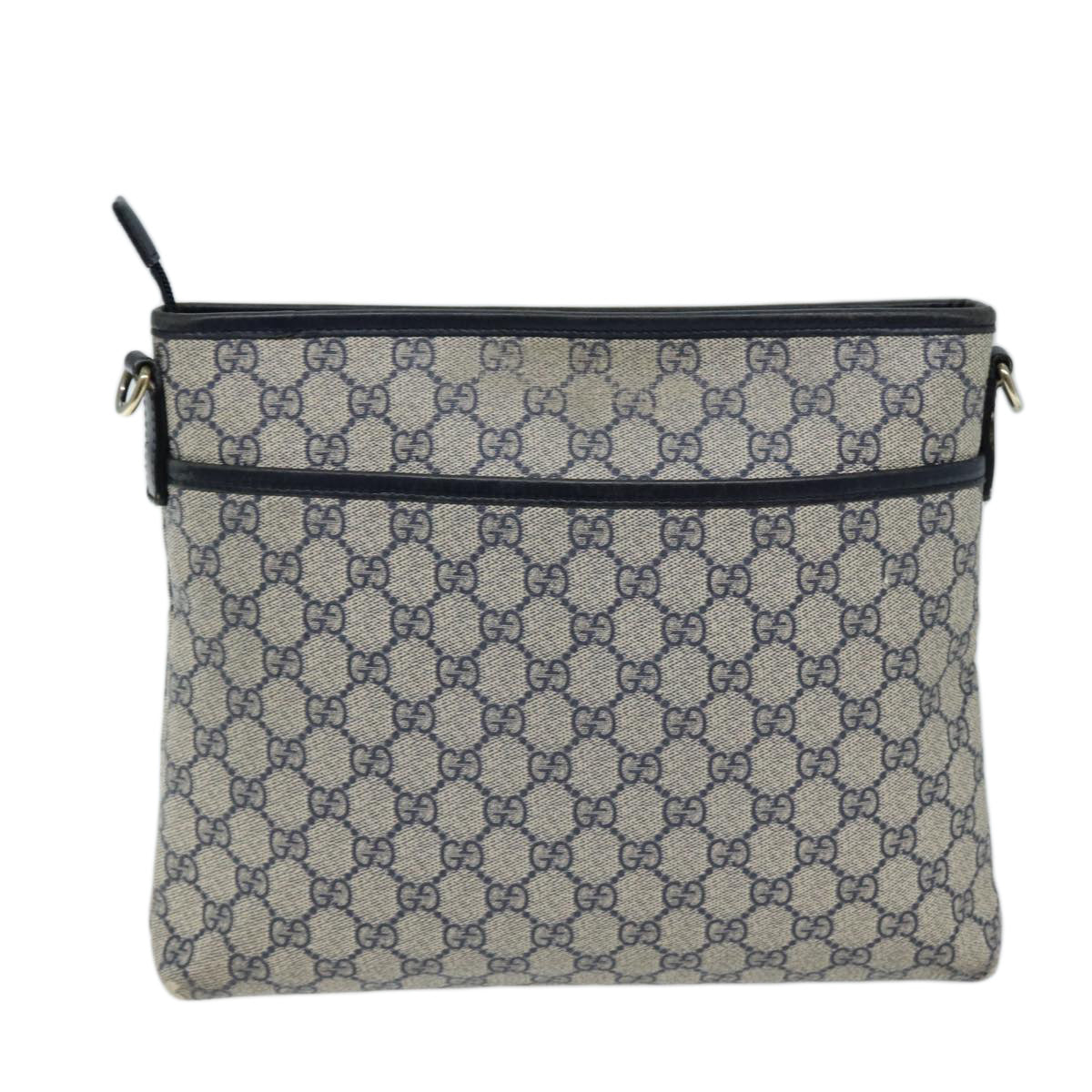 Luxury Gucci Trending 2025 GG Supreme Shoulder Bag PVC Outlet Navy 388924  73108
