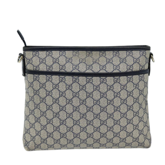 Luxury Gucci Trending 2025 GG Supreme Shoulder Bag PVC Outlet Navy 388924  73108