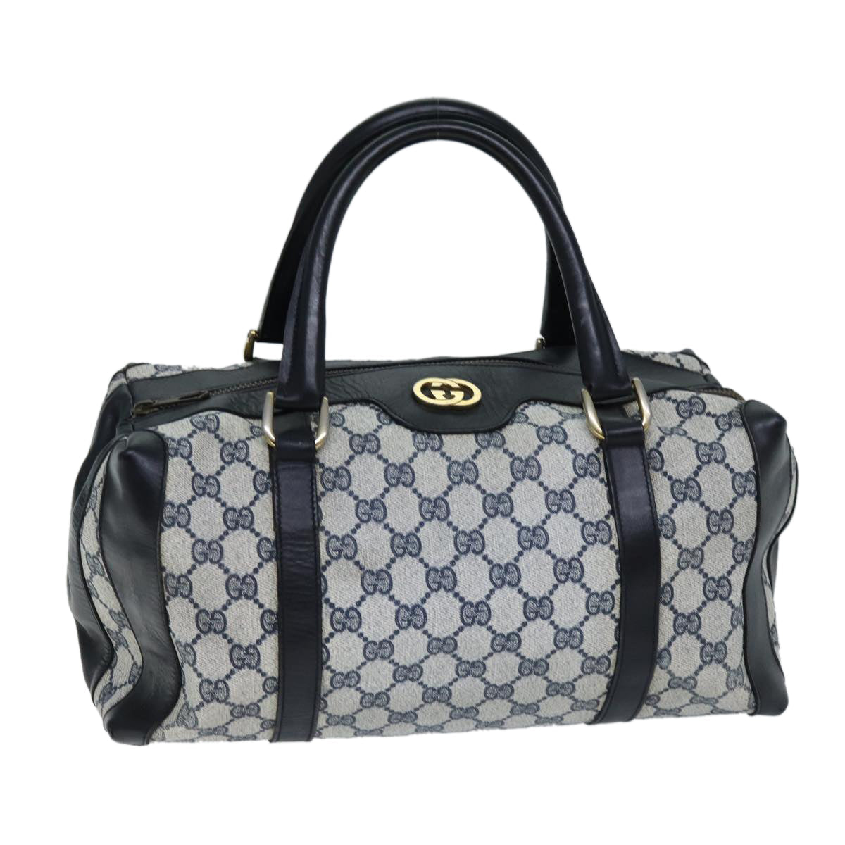 Luxury Gucci Trending 2025 GG Supreme Hand Bag PVC Navy  73123