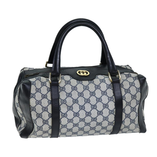 Luxury Gucci Trending 2025 GG Supreme Hand Bag PVC Navy  73123