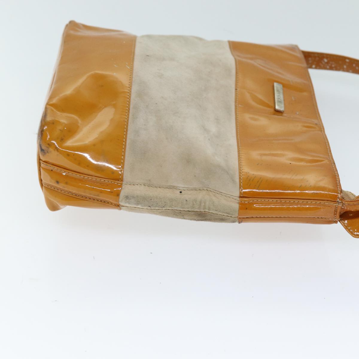 Luxury Gucci Trending 2025 Shoulder Bag Patent leather Orange  73145