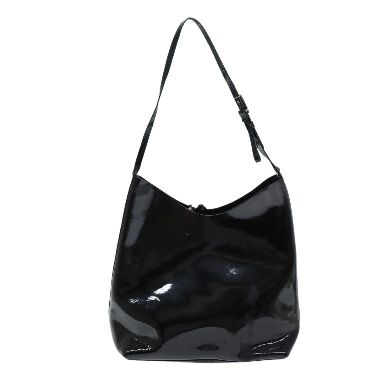 Luxury Gucci Trending 2025 Shoulder Bag Patent leather Black  73146